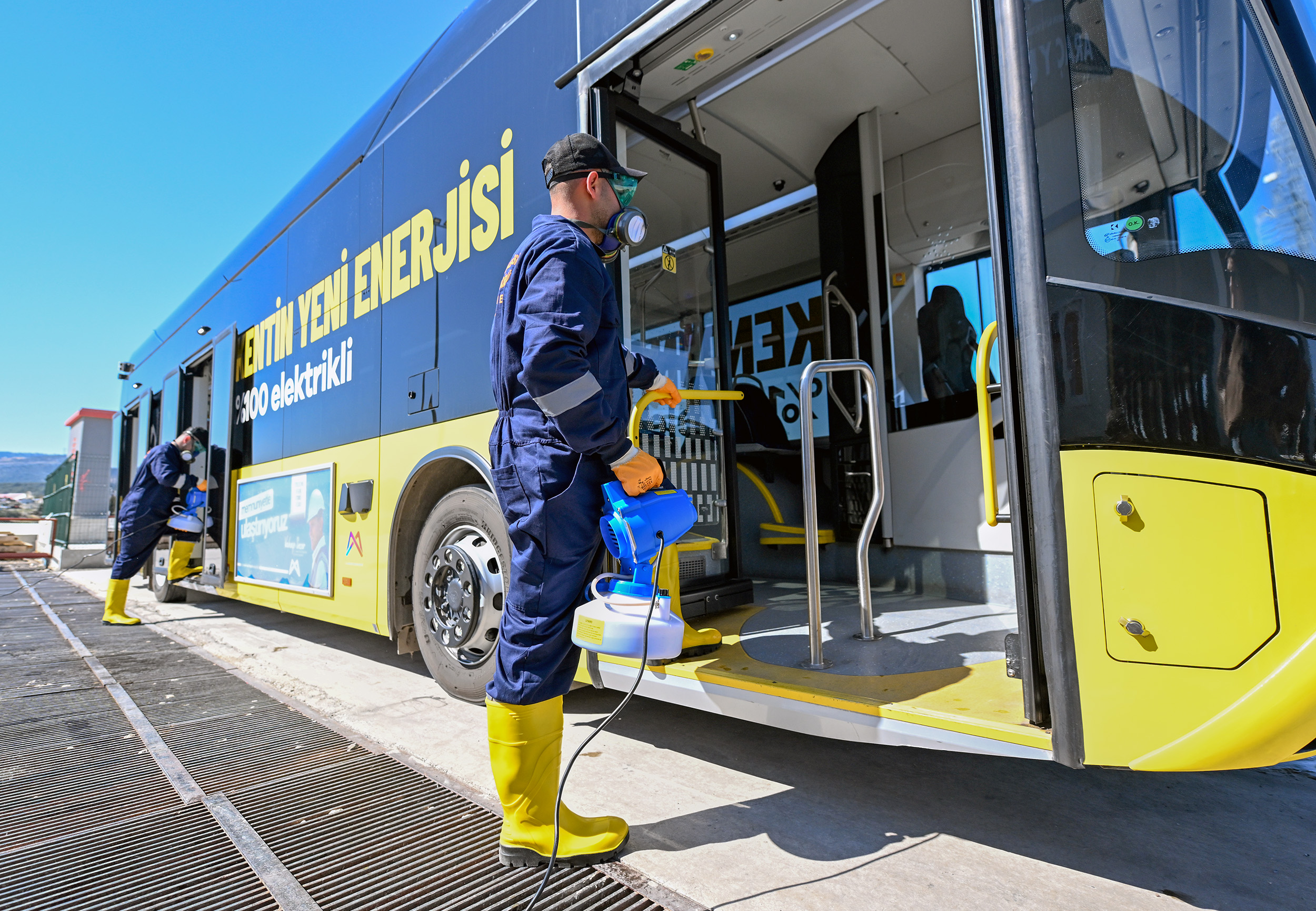MERSİN BÜYÜKŞEHİR’LE ULAŞIMDA KONFOR VE HİJYEN SEFERBERLİĞİ